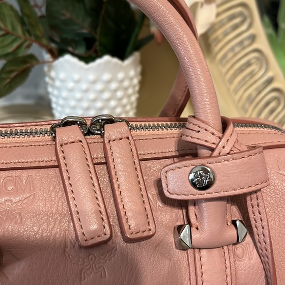 Authentic Boston Bag in Monogram Debossed Nappa Leather Pink - Picture 2 of 15